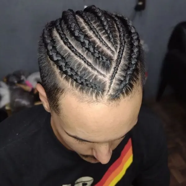 Side-Cross-Tight-Braids-Hairstyle